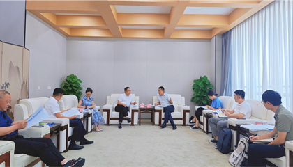 石鎮槐會見四川天府糧倉農業開發有限公司董事長李雪劍